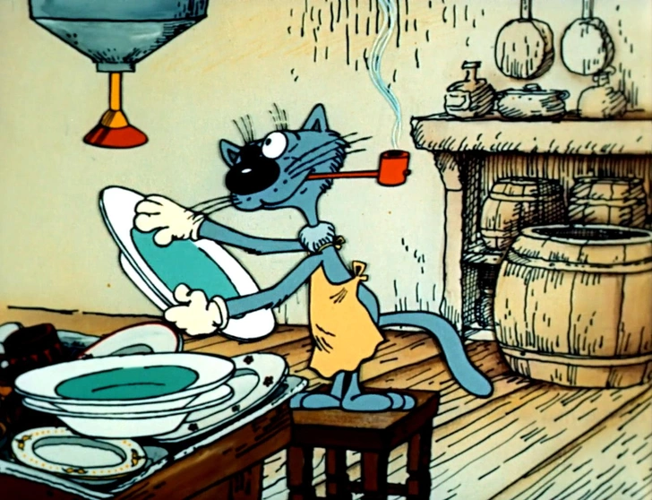 Синий кот
